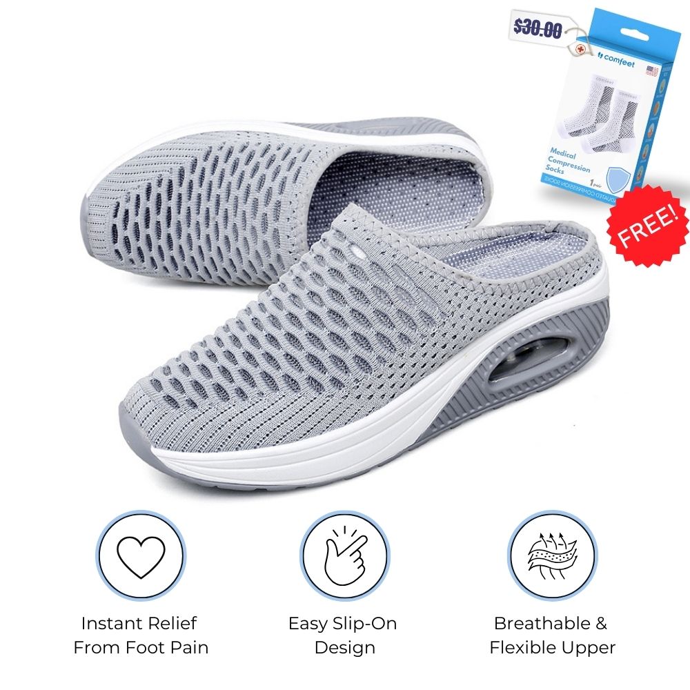 Easy - Healthy NatureFeel+ Air Cushion Light Gray Slip-On