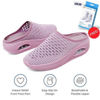 Easy - Healthy NatureFeel+ Air Cushion Pink Slip-On